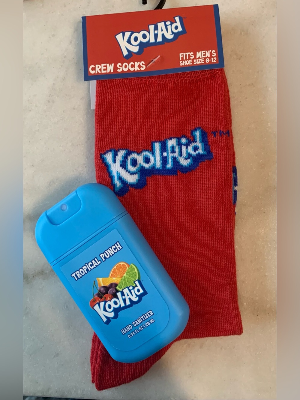 Kool-Aid Men's Red Crew Socks - Branded Logo
